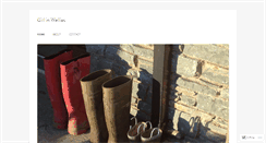 Desktop Screenshot of girlinwellies.com